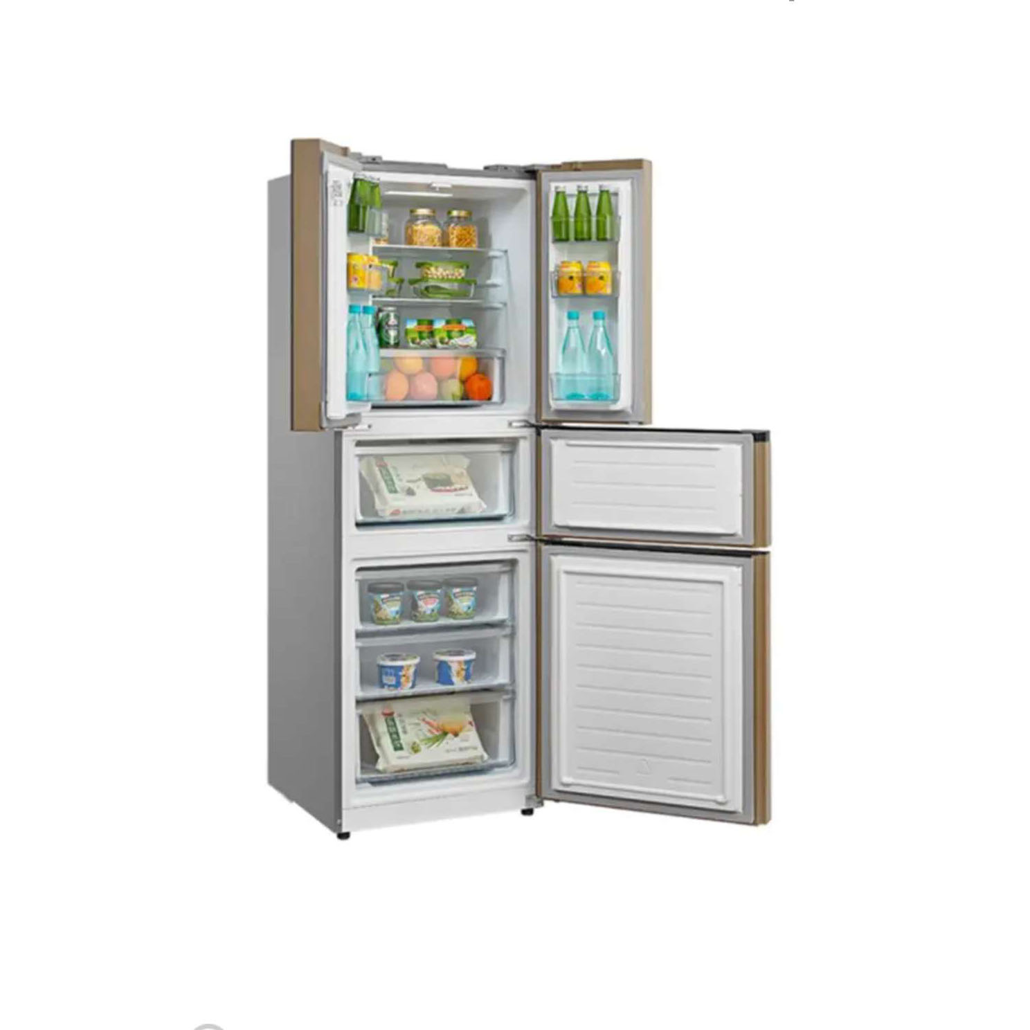 美的(midea)冰箱风冷无霜智能四门冰箱 多门冰箱 276l
